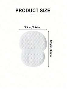 50pcs/Set Odorless Perspiration Absorbing Pads, Suitable For All Skin Types, Breathable One-Time Use Sweat Pads, Necessary For Body Care In Summer, Suitable For Travel, Sports, Outdoor Activities