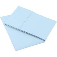 400 Thread Count Cotton Pillow Case King Smoke Blue Set Of 2 101.6 L X 50.8 W Cms