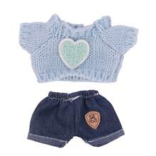 17cm 1st/2nd/3rd Generation Raboo Plush Doll Clothes, Cute Women's Casual Dress Set Suitable For Raboo Doll - Multicolor - View 4