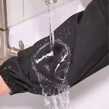 1 Pair Engraved Extra Long Waterproof Sleeves, Wider & Longer Sleeves For Household, Work, Life, Anti-Oil, Anti-Stain, Student Use