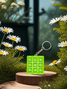 1 Pieza Llavero de ajedrez cruz de estilo infantil, decoración de mochila, decoración de árbol de Navidad, regalos de fiesta, premios de clase, regalos de cumpleaños, juguetes educativos, juguetes educativos infantiles, regalos perfectos para fiestas de cumpleaños y ocasiones, accesorios de bolsa de caramelos, prepara un juguete divertido como regalo para niños