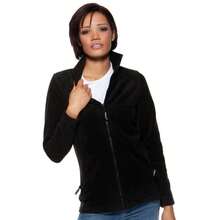 Jerzees Colours Russell Colours Ladies Full Zip Outdoor Fleece Jacket (Black) - Coffee Brown - View 4
