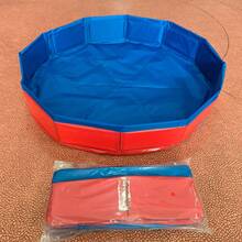 Large Portable Folding Sand Table - Durable Thick Oxford Non-Woven Fabric Structure Is Wear-Resistant, The Sturdy Foldable Structure Enhances Durability, Easy To Store And Transport, The Lightweight Foldable Design, All-Weather Outdoor Beach Game Accessories, Blue/Red Square Sandbox, And Materials, Summer Outdoor Game Toys,