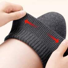 男女护膝保暖防寒腿型秋冬季老年人加长关节羊绒护膝男女通用1对 - 彩色 - 查看 4