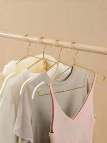 120Pcs The Golden Clothes Hanger Is An Anti-Slip And Space-Saving Clothes Storage Rack, Suitable For Pants, Jeans, And Scarves. It Is A Multifunctional Clothes Hanger And A Wardrobe Organizing Storage Rack, Which Can Be Used For Festival Decorations, Room Decorations, Home Decorations
