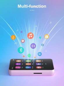 64GB Portable Hi-Fi Sound MP3 Player With 2.4" Full Touch Screen, Built-In HD Speakers, Including Headphones, Up To 128GB Card