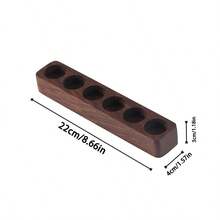 Black Walnut & Pine Essential Oil Bottle Storage Box, Simple & Fashionable Aromatherapy Display Shelf