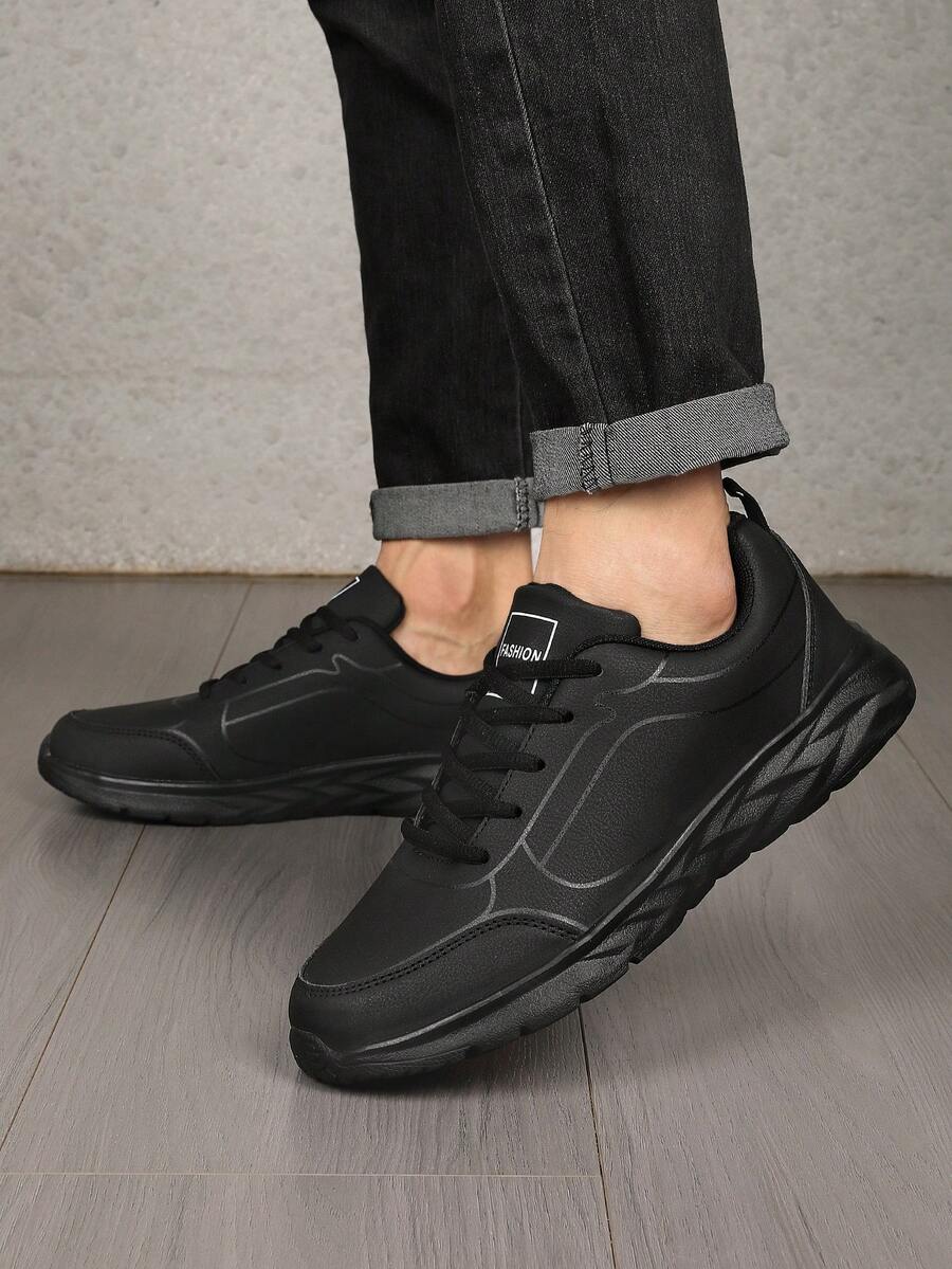 New Men's Autumn/Winter Sports Shoes, Men's Non-Slip Sports Shoes - Lightweight & Comfortable, Breathable Lining, Durable EVA Outsole, Round Toe Design, Suitable For Outdoor Hiking, Work And Daily Wear | Hiking Shoes | Classic Low-Top | Non-Slip