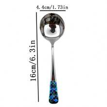 1/4pcs Creative Dragon Scale 3D Pattern 304 Stainless Steel Cutlery Set, Includes Soup Spoon, Dessert Spoon, Coffee Spoon, Suitable For Home, Restaurant, Dormitory Use - Multicolor - View 11