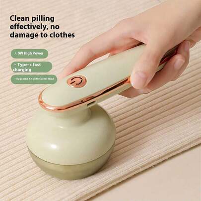 Fabric Shaver, Electric Lint Remover, USB Charging Sweater Shaver, Electric Lint Shaver, Lint Remover, Pilling Remover, Portable Lint Trimmer For Clothes, Bedding, Furniture, Carpets, Sofas, Cleaning Supplies, Cleaning Tools