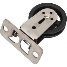 RiToEasysports Rueda de Polea de, Rueda de Tracción de Rotación Silenciosa de Acero Inoxidable para Sistema de Polea Que Levanta Equipos de Gimnasio - Plástico - Ver 2