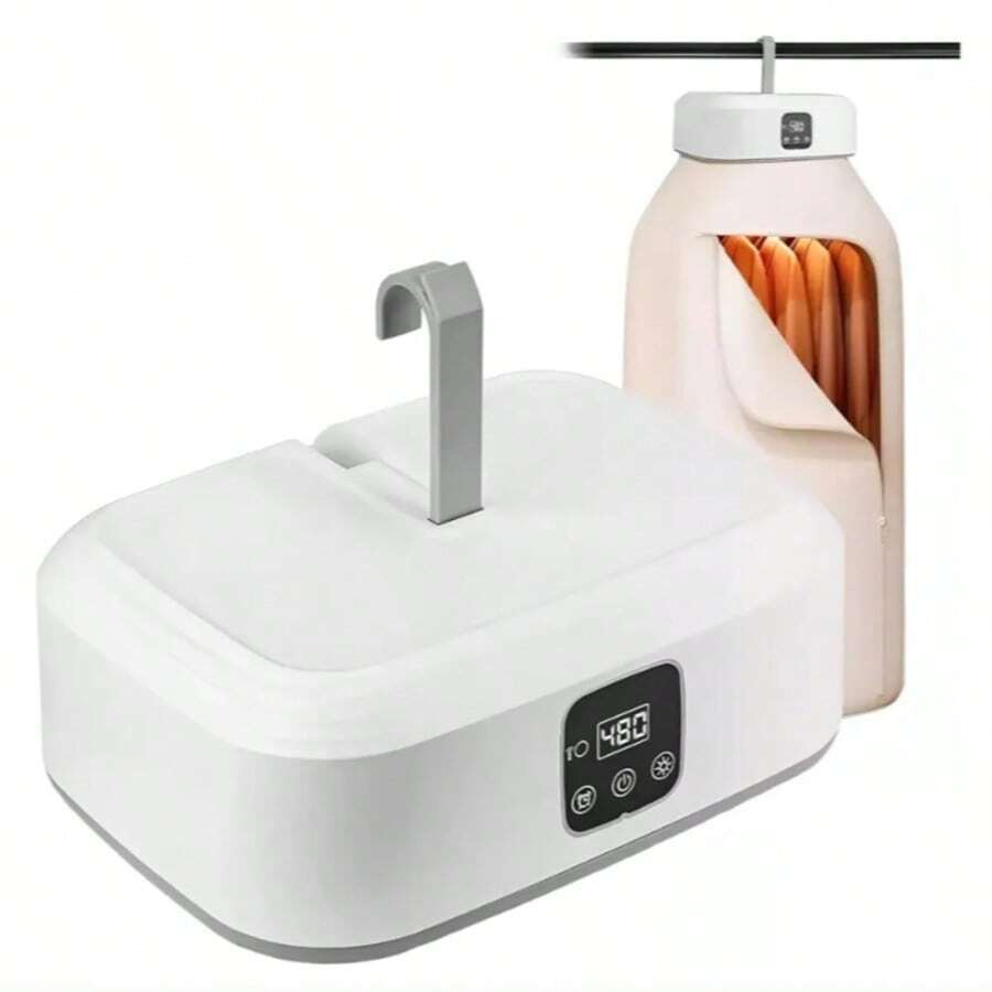 Secador de ropa portátil con temporizador - Blanco - Ver 1