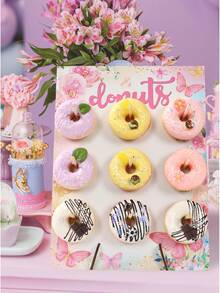 1set 9/16Holes Donut Wooden Display Stand, Rack Household Donut Display Rack Party Food Placement Rack, Flowers Butterfly Display Stand,1st Birthday Wedding Family Event Party Food Rack, Donut Display Wooden Stand, DIY Dessert Cake Decorations, Kitchen Decorations, Thanksgiving Christmas Party Kitchen Cooking Stand, 2026 New Year Decoration,Birthday Gifts, Party Gifts Favor,Babe Shower Decor,