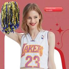 1 Pc Matte Cheerleading Pom Poms Practical Cheerleading Cheering Ball Apply To Dance Sports Match Supplies Stage Performances Decorator