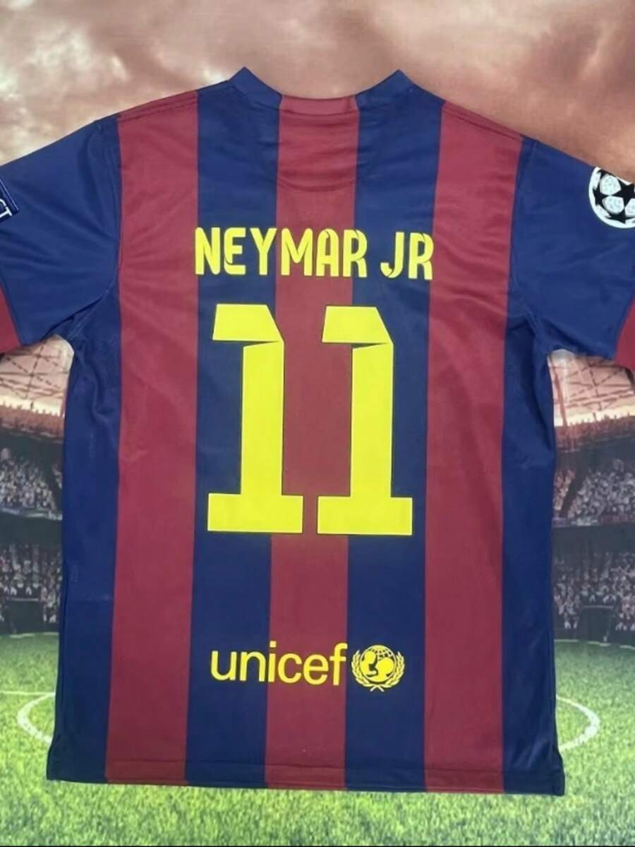 1415 Barcelona Home Game Ney/Mar 11 - 酒紅色 - 查看 1