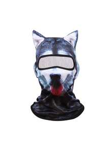 1 Stück/2 Stücke Unisex Radfahren Tier Gesichtsmaske Sonnenhut Balaclava, geeignet für den täglichen Gebrauch, Radfahren, Outdoor-Wandern, Skifahren