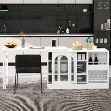 Dining Table & Chair Sets - White + MDF - View 2