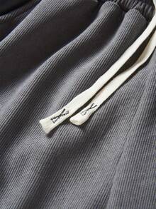 2pcs/Set Women Plus Size Fleece Lined Straight Leg Sweatpants, Warm Casual Pants For Autumn/Winter