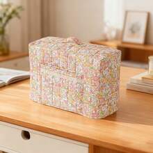 Multipurpose Sewing Bag Floral Tool Bag Large Capacity Sewing Bag Organizer Portable Totes For Home Use - Multicolor - View 5