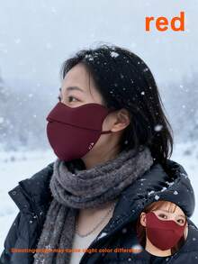 1pc Warm Face Mask, High-Quality Windproof & Thermal Autumn/Winter Unisex Fashion Balaclava (You Deserve It) - Multicolor - View 7