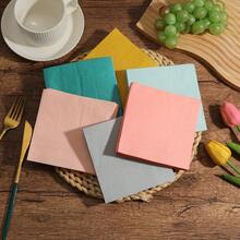 120 Pieces, Multi-Color Elegant And Light Luxury Party Napkins, Folding Size 4.92*4.92 Inches, Suitable For Wedding, Birthday, Anniversary, Harvest Festival, Halloween, Christmas And Other Festival Celebrations, Cocktail Or Cafe Decoration Napkins