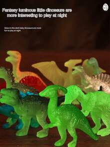 40件/盒恐龙化石玩具套装，大中尺寸儿童考古玩具，DIY手工制作，挖掘，寻宝，培养创造力和智力，适合男孩女孩，恐龙夜光，户外玩具，机器人，墨西哥钝口螈