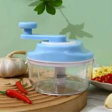 1 pezzo Tritatutto manuale e spremi aglio, con impugnatura ergonomica - Utensile da cucina in plastica resistente - Per aglio, verdure, frutta, carne, formaggio - Base spessa, design facile da pulire - Funzionamento manuale, senza elettricità - Adatto per tritare, macinare, schiacciare - Dimensioni compatte, ideale per piccole cucine - Ottimo per uso domestico e commerciale - Facile da pulire - Perfetto per spargere, schiacciare e schiacciare, piastra schiacciaaglio, spremi aglio in acciaio inossidabile