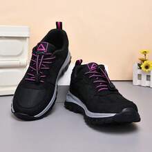 Men's Lightweight Mesh Sneakers, Black Autumn Shoes Women's Outdoor Casual Daily Shoes, Elastic Band Slip-On Flat Black Shoes Men's Training Shoes, Tennis Shoes, Road Running Shoes Unisex Couple Shoes