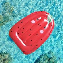 Flotador inflable con diseño de dibujos animados, estera flotante plegable, tabla de flotación para ocio, diversión en el agua, playa y fiestas de verano