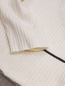 Cárdigan de punto elegante para mujer con cuello, botones delanteros y bolsillos, de manga larga y longitud regular con elasticidad media