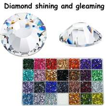 28槽树脂水钻装饰盒，混色3mm、4mm、5mm圆形树脂水钻，适用于DIY手机壳配件 - 樹脂鑽28格 - 查看 4