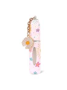 1pc 5ML Perfume Refillable Bottle With Pendant, Convenient Portable Mini Sample, Travel Size Bottom Spray Bottle With Printed Design - Multicolor - View 7