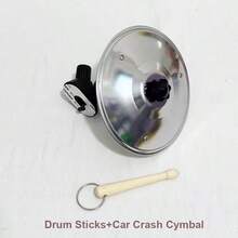 1 Stück Auto Crash Becken, Auto Becken Lüftungsöffnung, einfach aufzuklippendes Mini-Becken für Musikliebhaber, kompaktes und robustes Auto-Zubehör für alle Fahrzeugtypen, einfache Installation und robust, das beste Geschenk zu Geburtstag, Halloween, Weihnachten, Ostern, Abschluss und Schulbeginn