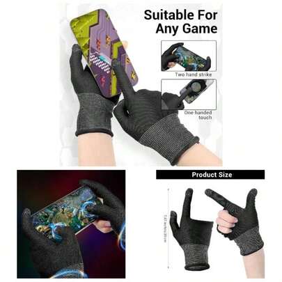 Ultra - Mobile Gaming Gloves Touchscreen Gaming Gloves Anti - Sweat Mobile Finger Sleeve Breathable