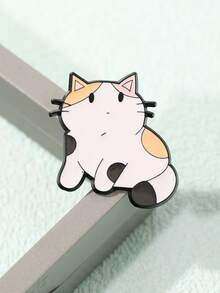 Cute Calico Cat Enamel Pin Fashion Decorative Brooches Ornaments Lapel Bag Badges Jewelry Gifts 2025 New Style Christmas Men Gifts Bag Pins