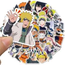 TOEI ANIMATION 50 Stücke offiziell lizenzierte Naruto Aufkleber für Dekoration, Sasuke Sakura Geschenk für Geburtstag, DIY Aufkleber Cartoon, hochwertig, wasserfest, UV- und kratzfest, Dekorationsaufkleber für Laptop, Flasche, Skateboard, Valentinstag Geschenk für Familie, Freunde, Freund