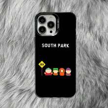South P-Park Cartoon Phone Case Covercompatible with  16,15,14,13,12,11,8,7,Pro,Max,Plus,Mini,XS,SE Anti Fall Black Matte Hard,Covercompatible with  17 Hülle, 17 pro Hülle, 17 promax Hülle - Z2 - Übersicht 9