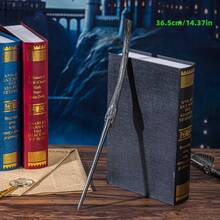 Warner Bros Varita mágica de Harry Potter, Varina de mago para actuaciones en el escenario, Accesorios perimetrales de películas de Potter con núcleo metálico, mejora la durabilidad y la actuación anti-rotura [Garantía genuina] - Varitas de la profesora McGonagall, Varillas de Hermione, Perfectamente adecuadas para fiestas navideñas, actuaciones teatrales, accesorios de cosplay, colección y regalos