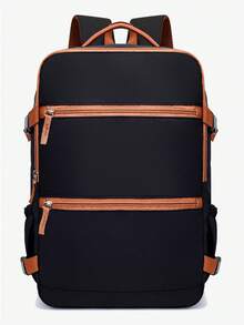 Women's Backpack, Large Capacity Travel Backpack, Commute/School Backpack, Fashionable Laptop Bag, Short-Distance Business Travel Luggage Bag - Multicolor - View 4