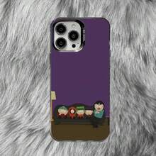 South P-Park Cartoon Phone Case Covercompatible with  16,15,14,13,12,11,8,7,Pro,Max,Plus,Mini,XS,SE Anti Fall Black Matte Hard,Covercompatible with  17 Hülle, 17 pro Hülle, 17 promax Hülle - Z2 - Übersicht 10