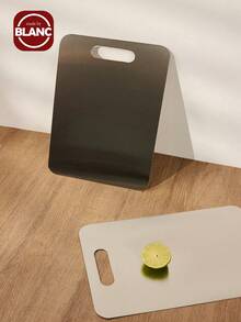 1pc High-Quality Stainless Steel Double-Sided Cutting Board - Thickened, Mildew-Resistant, Suitable For Kitchen And Restaurant Use, Easy To Clean With Water - Silver - View 1