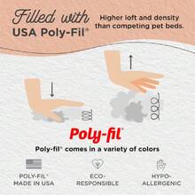 Best Friends By Sheri Original Calming Donut Dog And Cat Bed, Shag Faux Fur, Sage Green, (36in X 36in) - Anxiety Relief For Pets Up To 100 Lbs,21792471 - Màu Đỏ Sâu - Xem 5