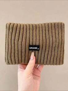 1 Pacote de Faixa de Cabelo Feminina Casual, Quente e Elegante, Feita de Lã Tricotada em Cor Sólida, Acessório de Cabelo para Mulheres