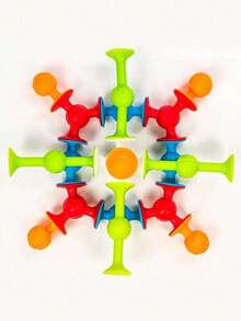 1 món (giao ngẫu nhiên), Tương tác cha mẹ - con cái, Gian chơi trò chơi, Giáo dục, Cha mẹ - Con cái, Giáo dục khoa học, Trò chơi cha mẹ - con cái, Đồ chơi có giác hút, Đồ chơi dính, Giác hút giáo dục, Khối xây dựng mềm, Đồ dùng giáo dục mầm non, Khối xây dựng có giác hút - Nhiều màu - Xem 6