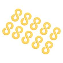 LOYALHEARTDY 200ft Plastic Barrier Chain Yellow Plastic Chain Links Weatherproof Safety Link Crowd Control Barriers Garden Fence Decoration - Yellow - View 7