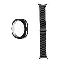 2件套，兼容三星Galaxy Watch 8/Watch 8 Classic，14毫米宽表带+表壳保护套，40毫米/44毫米，可拆卸不锈钢表带和柔软防刮TPU表壳保护套，是馈赠亲友的理想礼物，智能手表配件 - 彩色 - 查看 16
