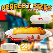 Bandeja para perros calientes 50 unidades - Bandejasparaperroscalientes - Ver 2