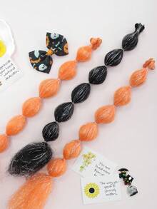 Set de pinzas para el cabello y clips con diseños de calabaza de Halloween, clips para trenzas de colores de Halloween con diseños de farolillos, calabaza/fantasma/murciélago/araña/moño, accesorios de cabello creativos y lindos para Halloween