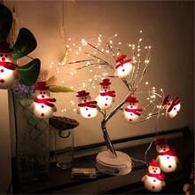 1 Set LED Christmas Snowman Lights, Battery Powered, Christmas Decorations, Christmas Tree Decor, Nursery Night Light, Holiday Decorative Lights, For Halloween/Christmas Decoration, Home Decor Christmas Decoration XMAS Decor Christmas Tree Gift Decor Thanksgiving Wedding Home Decor Home Decor Fall Decor Autumn Decor Birthday Decorations For Gifts Party Supplies Indoor Outdoor Garden Holiday Festival Decor Halloween Decor Wall Decor Halloween Ornaments