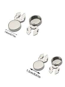 10 件便捷按扣装饰纽扣、衬衫纽扣、袖口纽扣、DIY 装饰纽扣